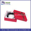 Custom red pink carboard bangle case for jewelry packaging box